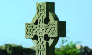 Imagen de la típica cruz celta.