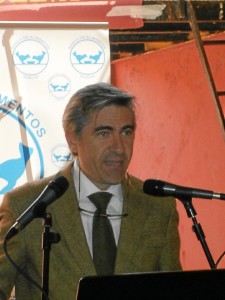 Oscar Polo, durante la presentación. 