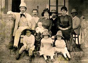 Familia de Delprat, en San Telmo (1888).