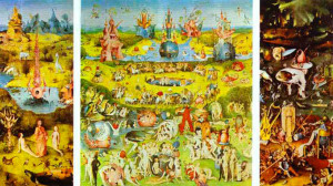 El cuadro 'El jardín de las delicias' de El Bosco está muy presente en el libro.