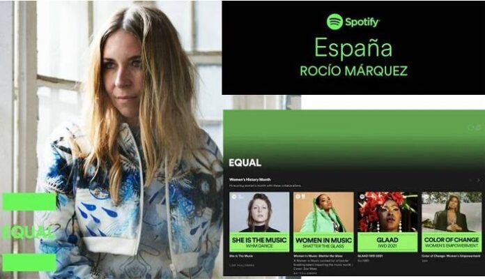 La onubense Rocío Márquez Embajadora Equal de mayo en Spotify