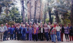 Imagen de un viaje de los vecinos a Elche. 