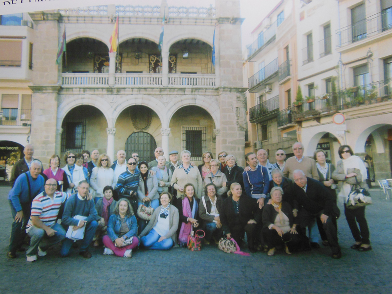 Los vecinos de Palomeque viajaron a finales del pasado año a Plasencia.