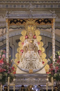 Virgen del Rocíoen Almonte. / Fotos: Juan Antonio Ruiz