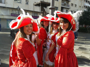 Huelva está celebrando el Carnaval Colombino. 