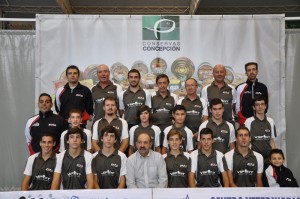 Componentes del CTM Ayamonte Conservas Concepción, artífices de un gran logro deportivo.