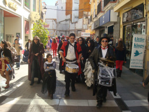 Pasacalles por el centro de Huelva el pasado año. 