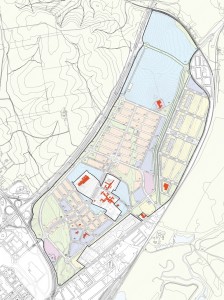 Plano del Plan Parcial San Antonio-Montija.