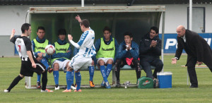 El Recre B, tras perder la semana anterior con el Mairena, confía en sumar los puntos en Conil. / Foto: Josele Ruiz.