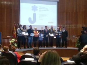 Acto de entrega del Premio Nacional de Juventud a Uniradio