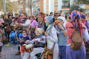 En las calles ayamontinas se vivió mucho ambiente durante todo el día. 