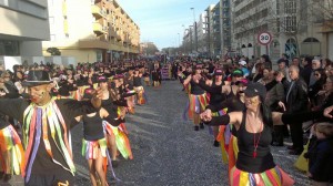 El recorrido destacó por su alta participación. 