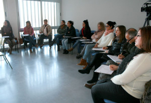 Además de empresarias, participaron en la iniciativa un grupo de mujeres desempleadas y con formación.