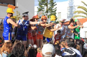 Punta del Moral acogió tres actuaciones carnavaleras.