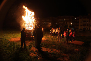 Candelaria en la barriada de la Chicharra. / Foto: Juan Antonio Ruiz