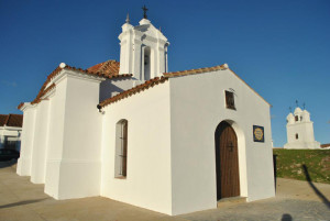 La Ermita de Zalamea tras finalizar las reformas llevada a cabo en su tecumbre