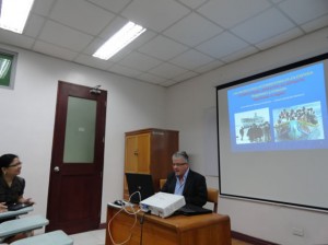 Un momento del encuentro de carácter interuniversitario. 