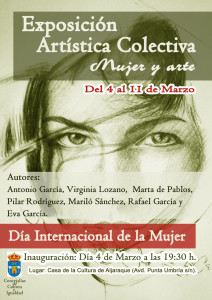 Cartel de la exposición 'Mujer y arte'.