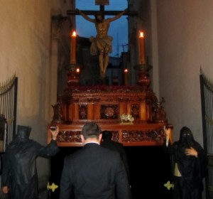 Salida del Cristo de la Misericordia.