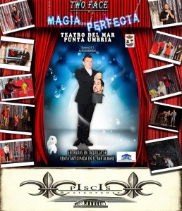 Cartel anunciador del espectáculo de magia.