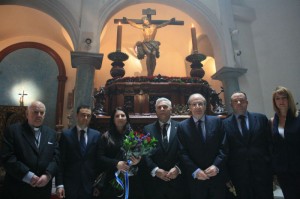 Ofrenda floral a la Hermandad de la Misericordia. 