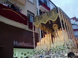 La Virgen de la Victoria el pasado Miércoles Santo