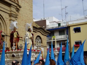 La salida de la hermandad es muy esperada cada año en Huelva. 