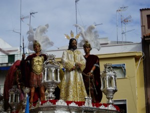 El paso de Jesús de la Humildad a su salida del templo la pasada Semana de Pasión.