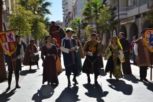 Tras la presentación, han realizado un pasacalle por el centro de Huelva.