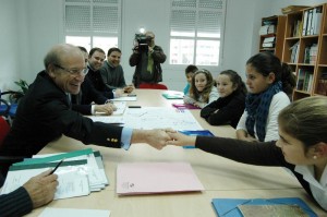 Reunión del alcalde con los concejales de barrio.