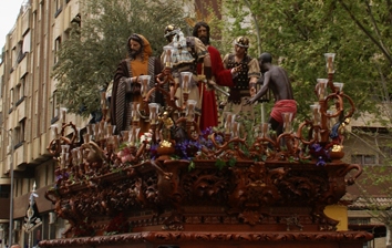 La Hermandad del Prendimiento es la única protagonista del Miércoles Santo.