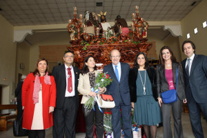 Ofrenda floral a la Hermdand del Prendimiento. 