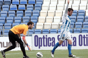 Jonathan Valle espera reencontrarse con el gol en Alcorcón. / Foto: Josele Ruiz.