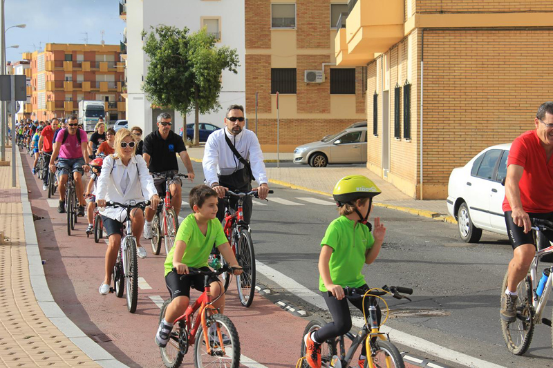 una de las múltiples actividades que ha realizado el Ayuntamiento, en relación a la movilidad en bicicleta y la puesta en valor de los carriles bici de la localidad.