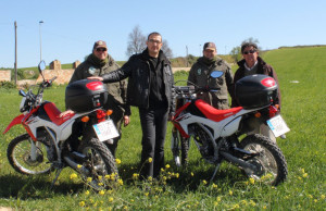 Las dos nuevas motos de la Guardería Rural de Bollullos.