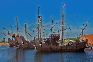 Los actos conmemoran el regreso de las Carabelas la Pinta y la Niña al Puerto de Palos.