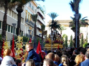 La Borriquita era una de las encargadas de abrir la Semana Grande.