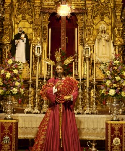 Santísimo Cristo del Amor de la Hermandad de la Cena de Huelva.