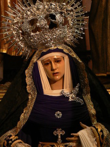 Imagen de María Santísima de la Resignación en sus Dolores. / Foto: Hdad. del Descendimiento.