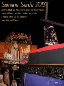 Cartel anunciador de la Semana Santa 2013. La autora es nuestra hermana Dª. Adela Contreras Romero.