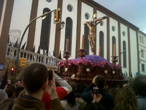 El Santísimo Cristo de la Sangre de la Hermandad de los Estudiantes. / Foto: http://www.losestudianteshuelva.es