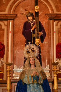 El Señor de Huelva junto a la Inmaculada