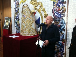 El concejal de Cultura isleño, Emilio Bogarín, inauguró la exposición.