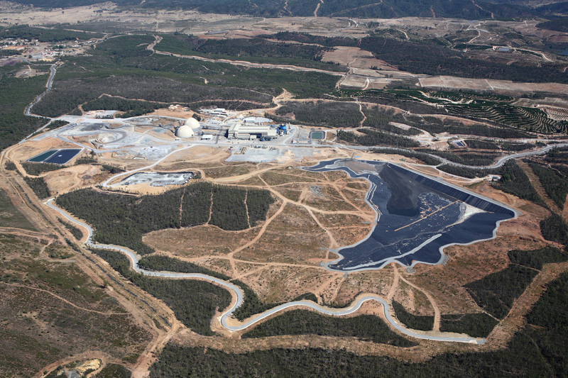 Vista aérea de la mina de Aguas Teñidas, en Almonaster. / Foto: http://www.prensamatsa.es