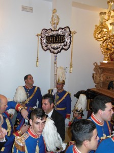 La Banda de la Salud, en el Martes Santo de Huelva. 