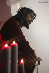 La imagen de Nuestro Padre Jesús Cautivo cuenta cada año con más devotos en el municipio. / Foto: Juan Antonio Ruiz. 