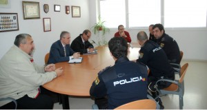 Reunión de coordinación sobre seguridad en la Semana Santa de Huelva.