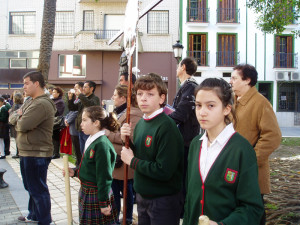 Vía Crucis del Colegio María Inmaculada de Huelva. 