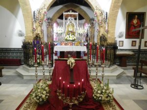 El Cristo de los Milagros, en la Ermita de Montemayor. 