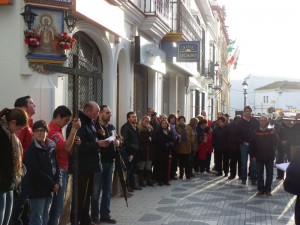 El Vía Crucis finalizó en Moguer. 